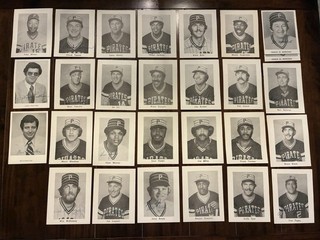1979 Pittsburgh Pirates Team Issue Lot Of 28 Stargell And Parker! HOF!