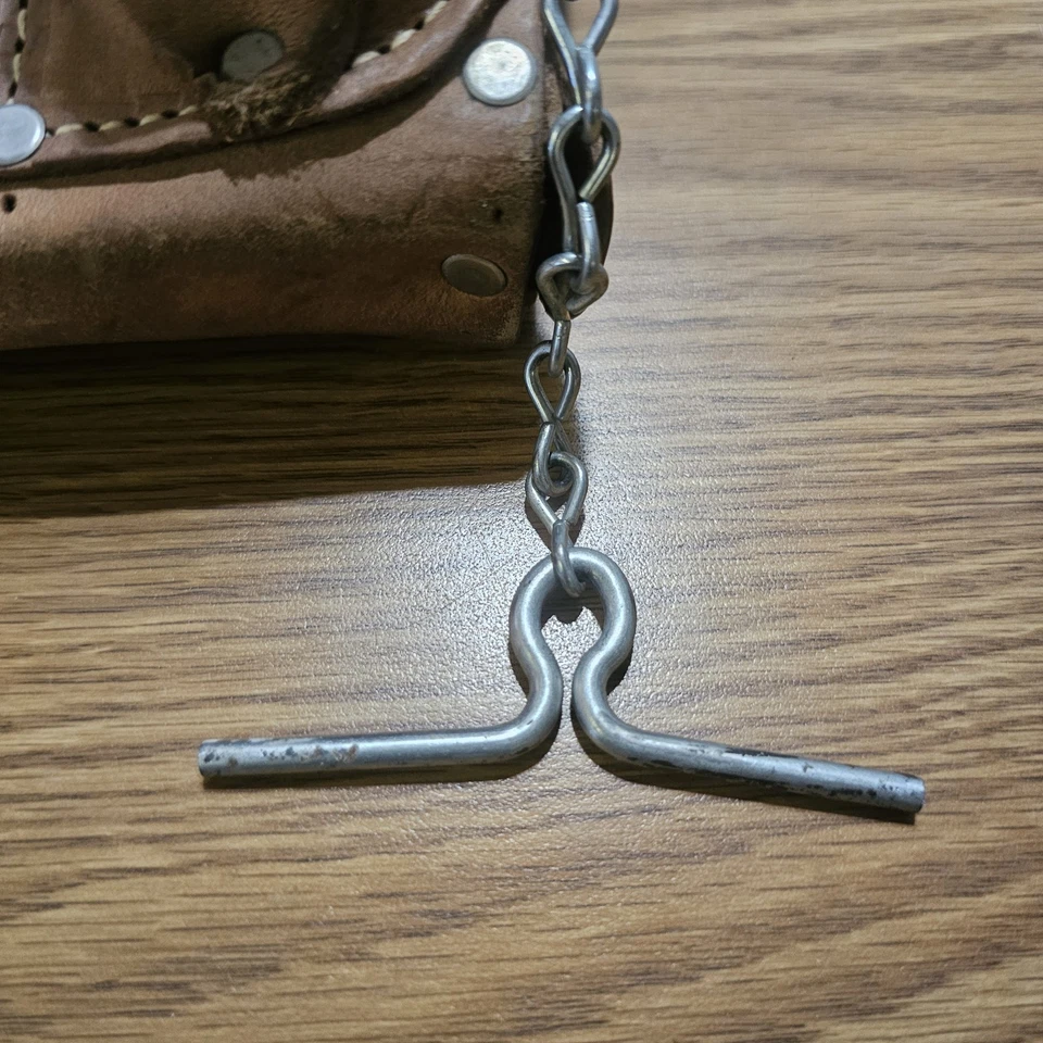 Vintage Sears Craftsman 7-Pocket Heavy Duty Leather Tool Pouch No. 45447 USA - Image 4 of 4