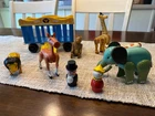 Fisher Price Little People Zoo/Circus Train Lot Animals Figures Vintage Toy