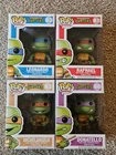 Funko Pop! Television TMNT Teenage Mutant Ninja Turtles Set Of 4 Brand New Rare
