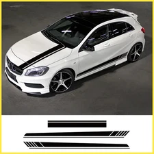 Car Hood Decal Vinyl Sticker Auto Body Styling Strip Waterproof Universal