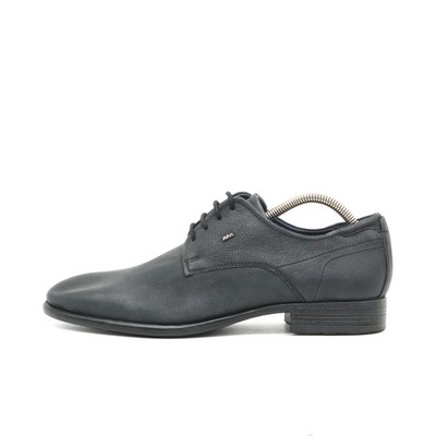 AM Shoe Company Herren Oxford Schnürschuhe Schwarz Atmungsaktiv Business EU 42