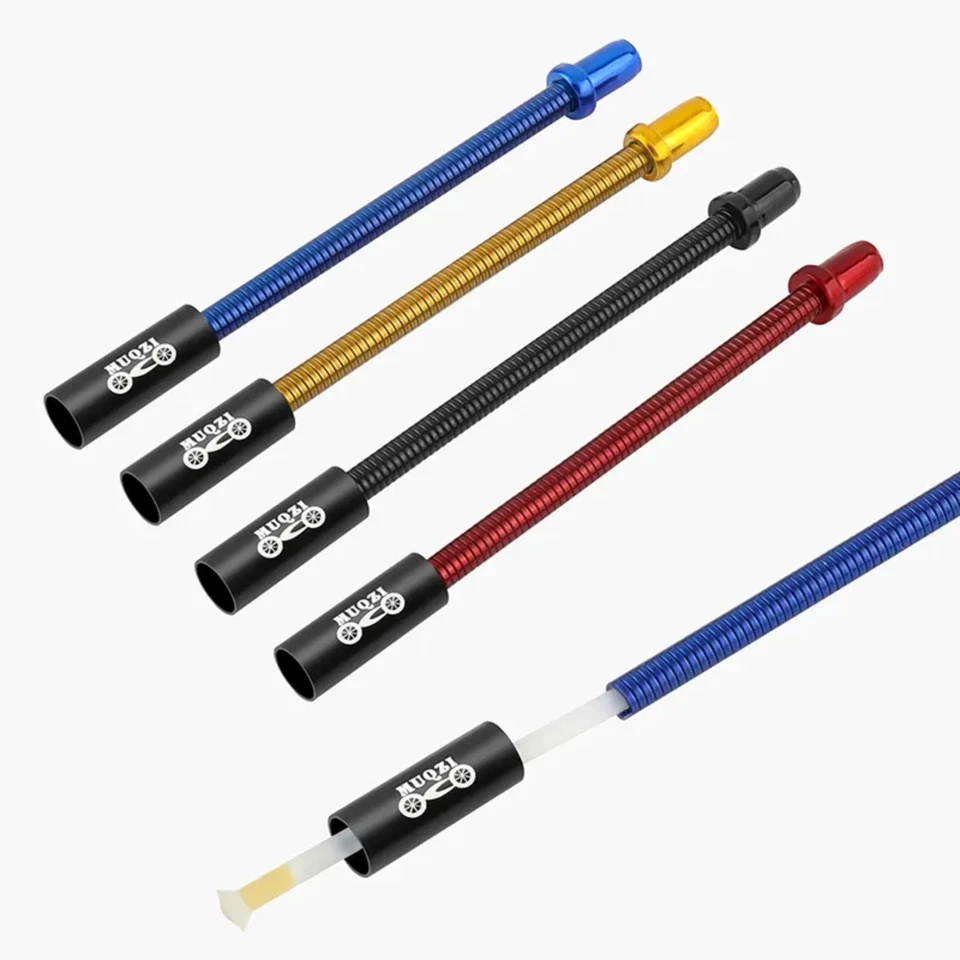 Cable de freno flexible para bicicleta V guía de fideos bicicleta tubo flexible aleación MTB plegable Foto 2 de 4