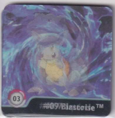Pokemon Series 1 Action Flipz Original 1999 Nr.03 Squirtle Wartortle Blastoise