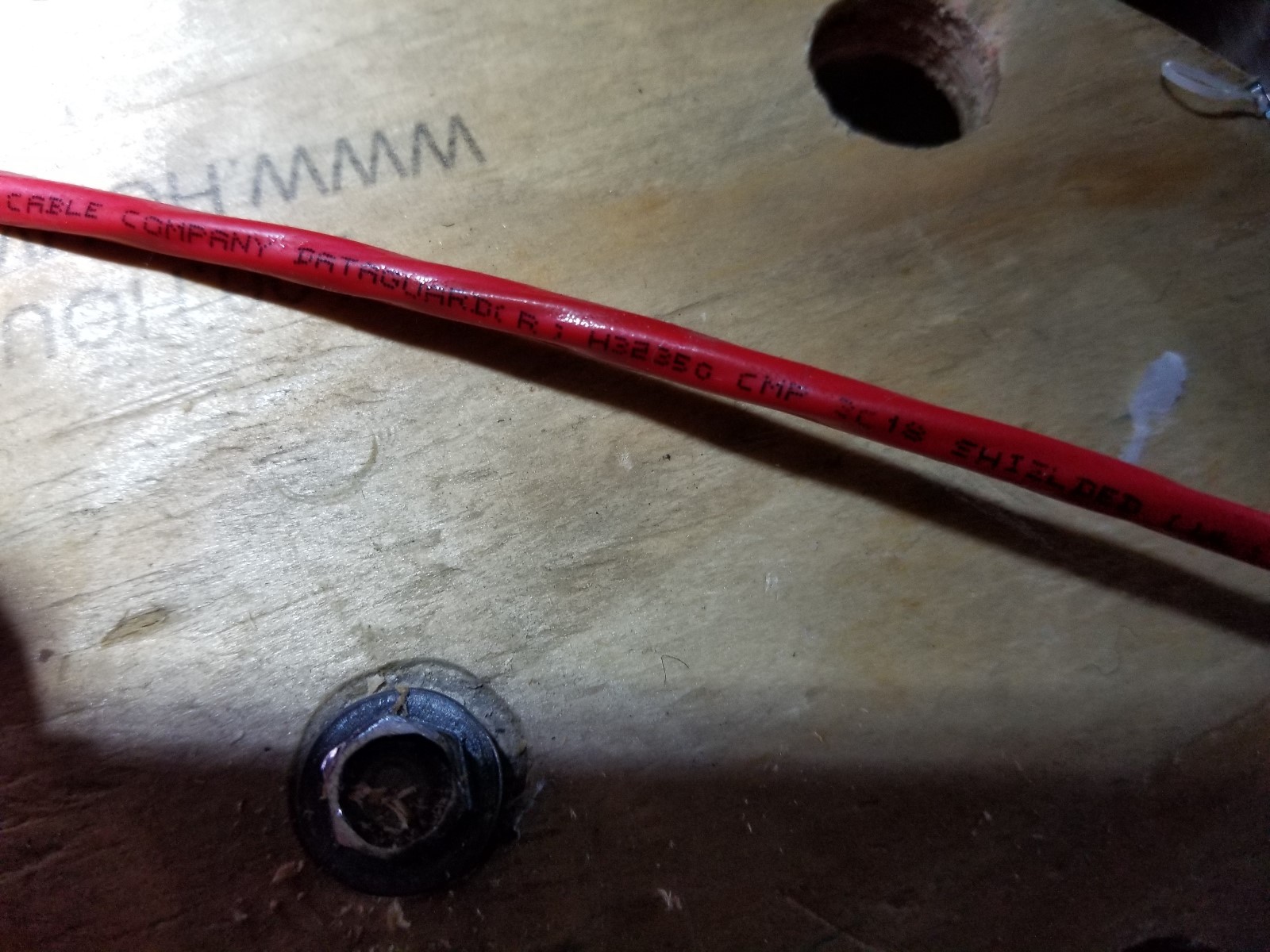 Houston Wire H32350 18/3C Shielded FEP/FEP Plenum Control Cable CMP Red /50ft