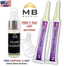 Eyelash Perm 5 min Packs Curl or Brow/Lash Lamination Lift Tubes w/Keratin Serum
