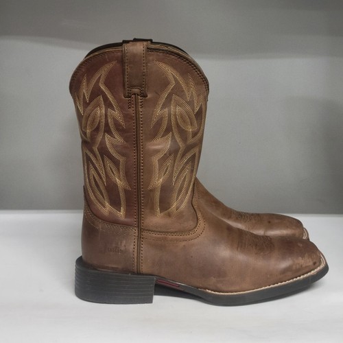 Justin Canter 11" Western Boot Dusky Brown Mens Size 12D
