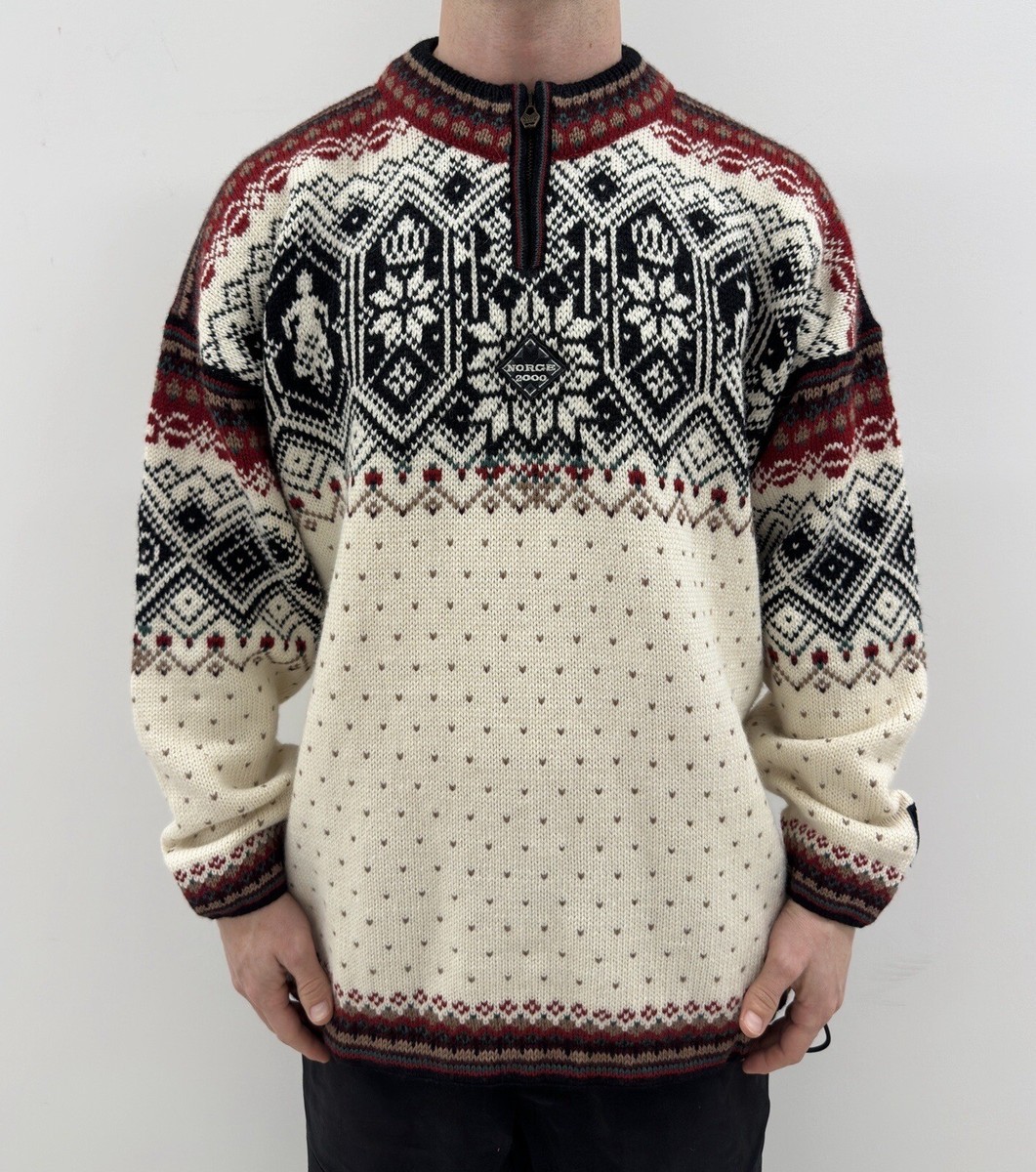 Dale Of Norway Norge 2000 Men's Wool Sweater Size L | eBay
