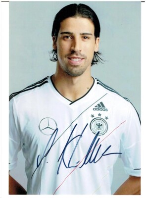Semi Khedira  10x15 Foto  DfB Trikot /VfB Stuttgart mit original Unterschrift
