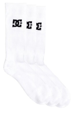 Pack De 3 Chaussettes De Sport DC Shoes - Blanc - Taille Unique - Neuf Avec étiquettes