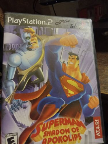 Superman: Shadow of Apokolips (Sony PlayStation 2, 2002) RARE - Photo 1/2