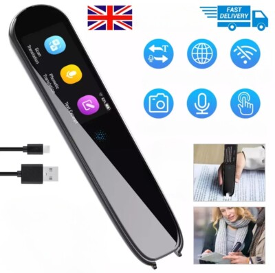 116 Language Translator 2024 Smart Pen Scan Übersetzungsstift zum Lesen von Text UK
