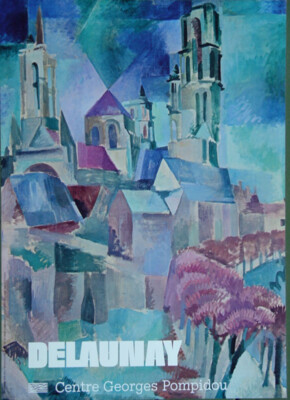 Robert Delaunay Laon Cathedral 1911, Pompidou Museum Poster 20x28 France