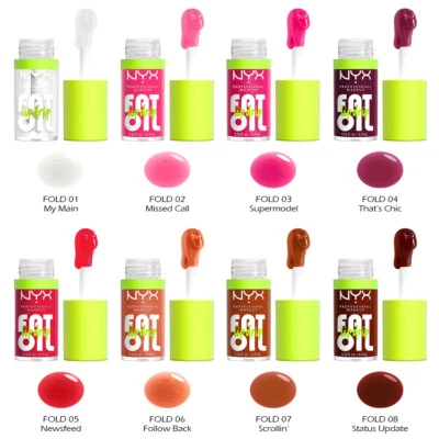 1 NYX Fat Öl Lippen Tropfend - Feuchtigkeitsspendend Getönt Gloss " Pick Ihre 1 - Bild 1 von 4