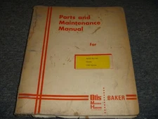 Otis Baker FTD-060 FTD-070 FTD-080 Forklift Truck Parts & Maintenance Manual xz