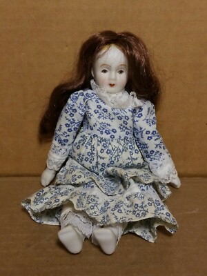 Vintage Handpainted Bisque Porcelain 8