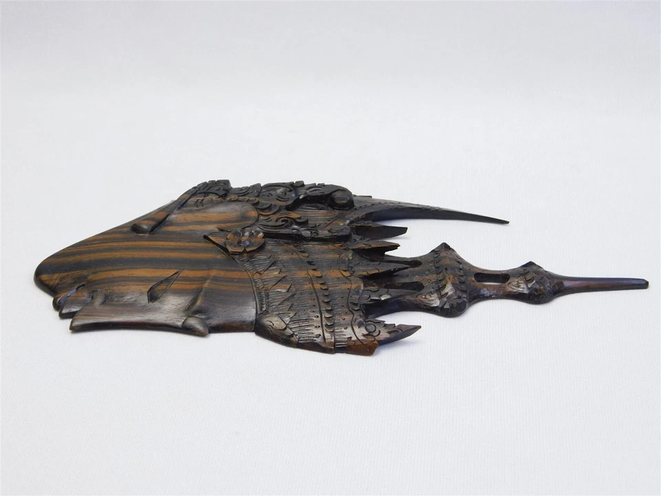 2 Mascarillas Vintage RAMA y SITA Madera Balinesa Tallas MCM Decoración de Pared Foto 4 de 4