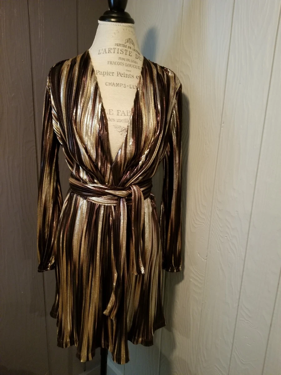Melissa odabash metallic dress cheap