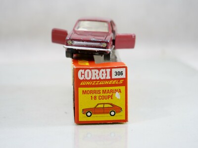 Miniature Voiture 1:43 Corgi Whizzwheels - Morris Marina 1.8 Coupé Modèle 306