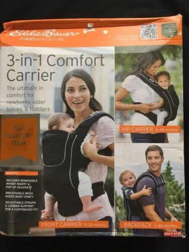 Portadores de Bebé de poliéster Eddie Bauer, Eslingas y mochilas