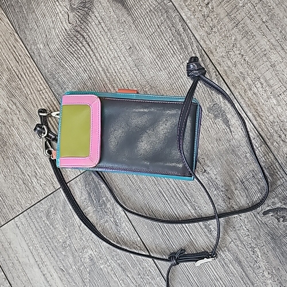 Compact Crossbody Phone Wallet Organizer  -image