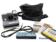 VINTAGE POLAROID Land Camera "The Button" Point  Shoot and EXTRAS Christmas