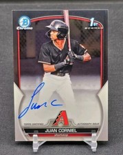2023 Bowman Chrome Prospect Juan Corniel Auto #CPA-JCL Arizona Diamondbacks 1st