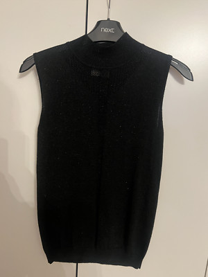 Abend-Set aus Stricktop und Cardigan mit hohem Ausschnitt - Größe S