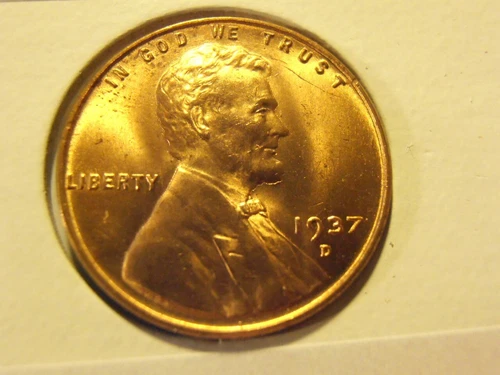 1937 D BU Lincoln Cent, 37DAB9