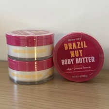 3 Pack Trader Joe  s Brazil Nut Body Butter 8oz NEW