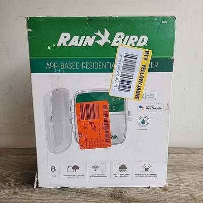 Rain Bird 8 Zone App Based Residential Irrigation Controller ARC8 Lawn Sprinkler