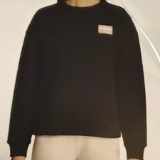 Puma Logo Women's Crewneck Pullover Fleece Sweatshirt Sz L