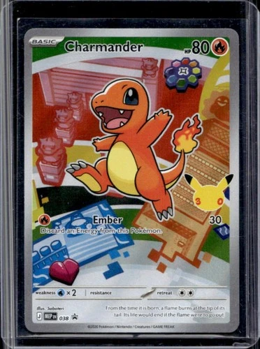 2025 Pokemon MEP Black Star Promos Charmander First Partner Illustration #038