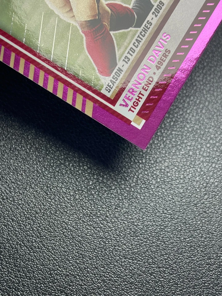 2025 Panini Donruss Football Vernon Davis Season Stat Line 11/13 BRHF - Image 4 of 4