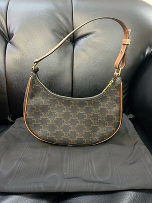 CELINE Triomphe Monogram AVA Underarm Shoulder Bag