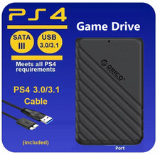 Game Drive For PS4 all models Playstation 4 1TB External Hard Drive Portable HDD