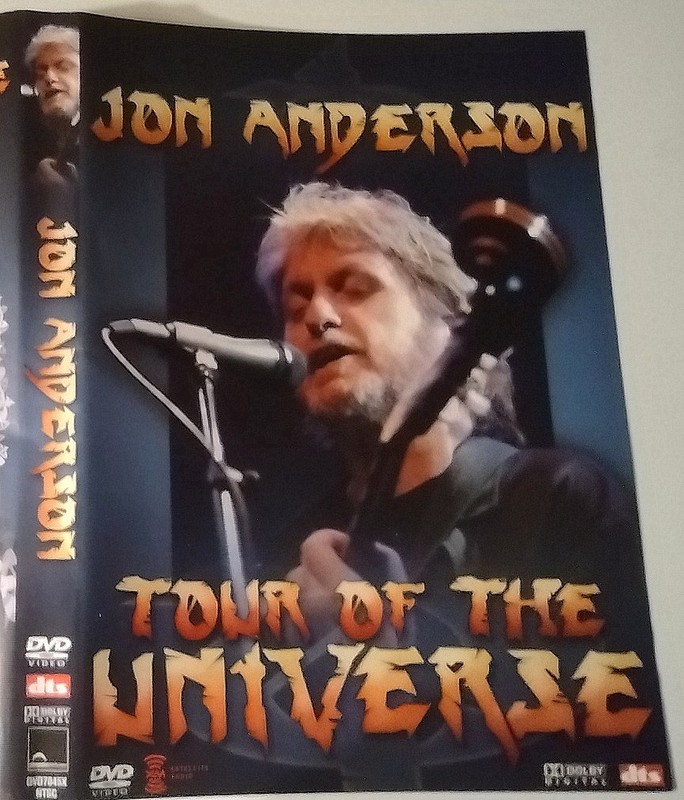 JON ANDERSON -TOUR OF UNIVERSE -AUTOGRAPHED -1st EX-YES SOLO DVD -FREE SHIPPING!
