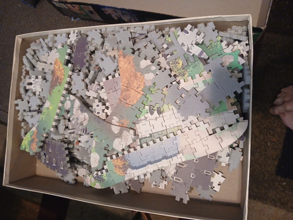 Puzzle 3D Puzzle 3D Castillo Alpino Más de 1000 Piezas Diseño Realista Completo Foto 2 de 3