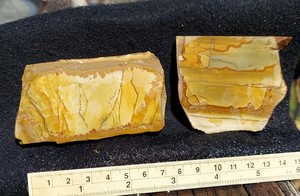Pair of Gem Owyhee Jasper Slabs