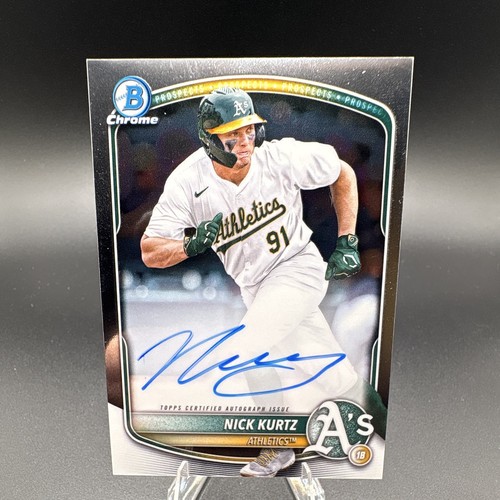 Nick Kurtz #RA-KU 2025 Topps Chrome Rookie Autograph card