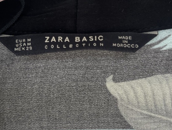 Zara Basic Collection Kimono Jacket M Floral Belt… - image 8