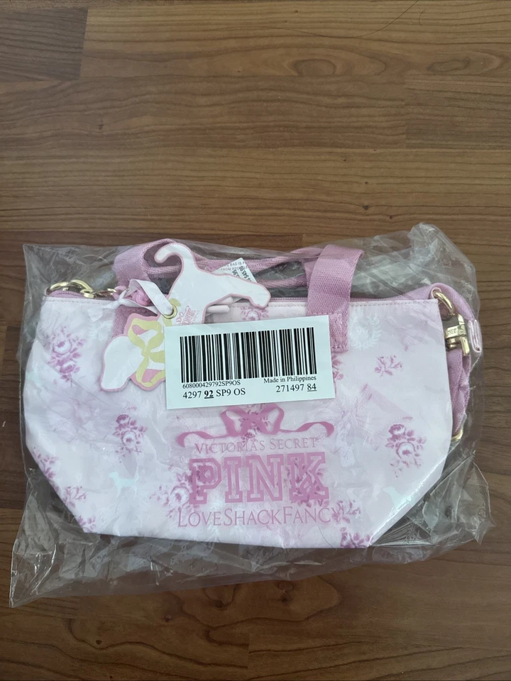 Mini Bolso de Mano ROSA Love Shack Elegante Beaux Icons Edición Limitada NUEVO EN MANO Foto 3 de 4