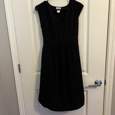 Motherhood Maternity Women's Black Classy Baby Shower Summer Dress Small