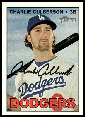 2016 Topps Heritage #560 Charlie Culberson Los Angeles Dodgers NM+