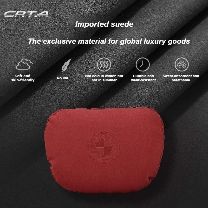 fit for BMW car headrest lumbar pillow seat neck pillow 3/5/7 X1X2X3X5X6 series - Image 2 of 4