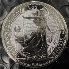 1oz .999 Fine Silver - 2026 Silver Bullion Britannia Singapore Merlion Privy.