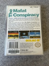 Mafat Conspiracy (NES, 1990) - Game Cartridge & Plastic Case - T&W