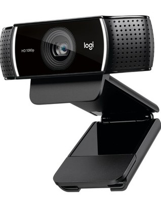 Logitech C922x Pro Stream Webcam 1080p/30fps HD Camera, Black With Tripod