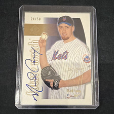 Upper Deck 2002 SP Authentic Future Watch Mark Corey Gold Auto /50 Mets