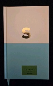 Kate Spade Gold Foil Initial “S” Dipped Notebook  Journal New